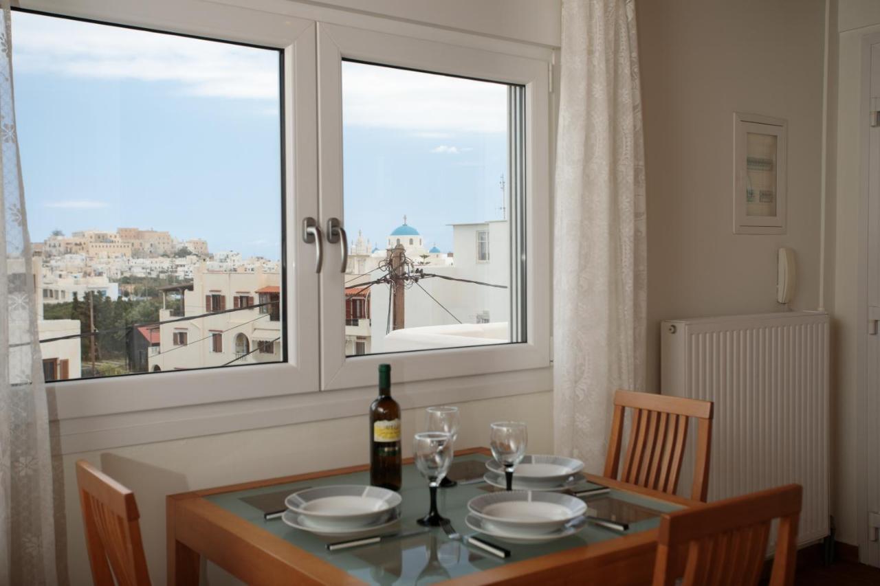 Castle View, Apartment Naxos City Esterno foto